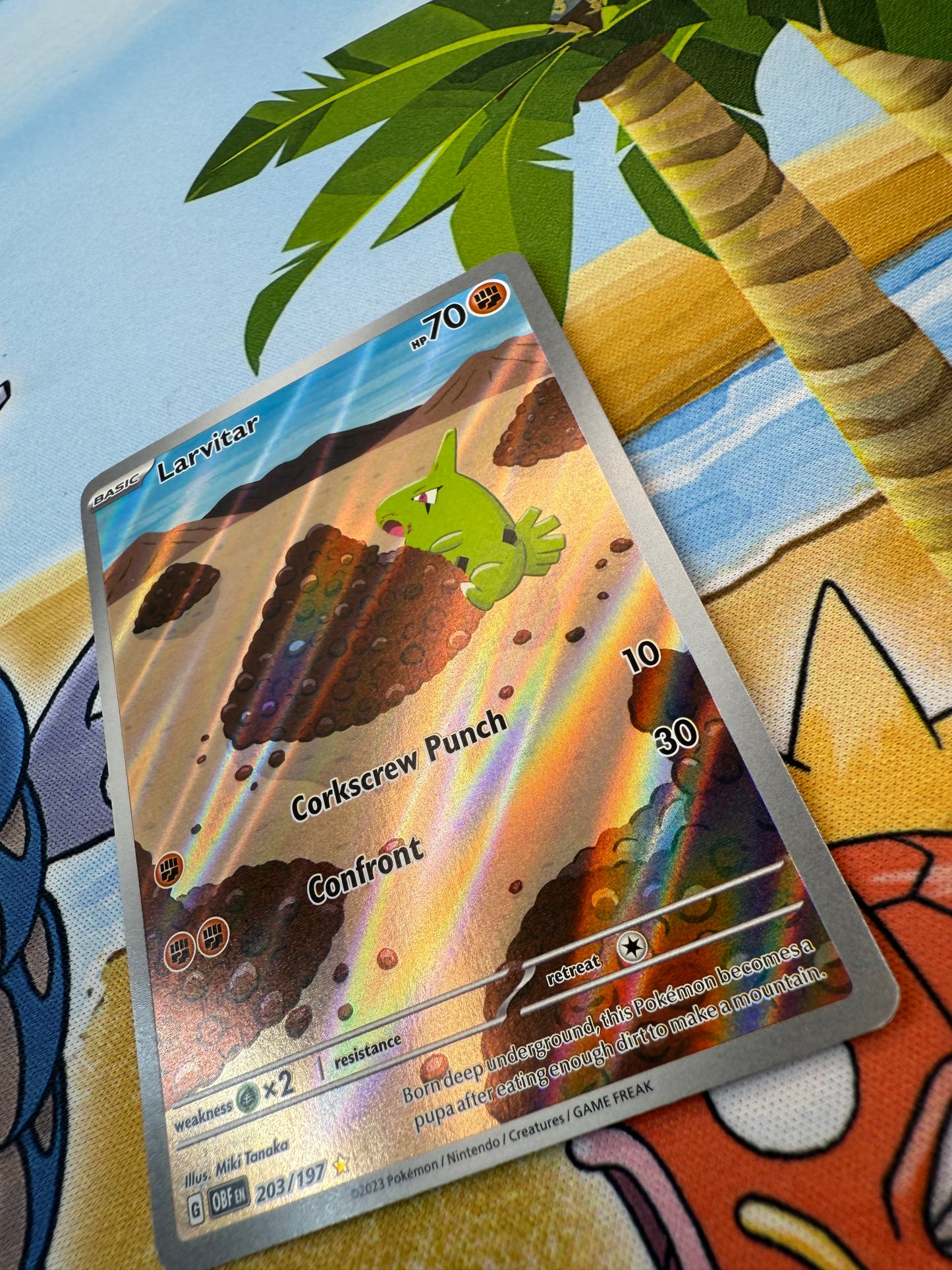 Larvitar - 203/197 - SV03: Obsidian Flames