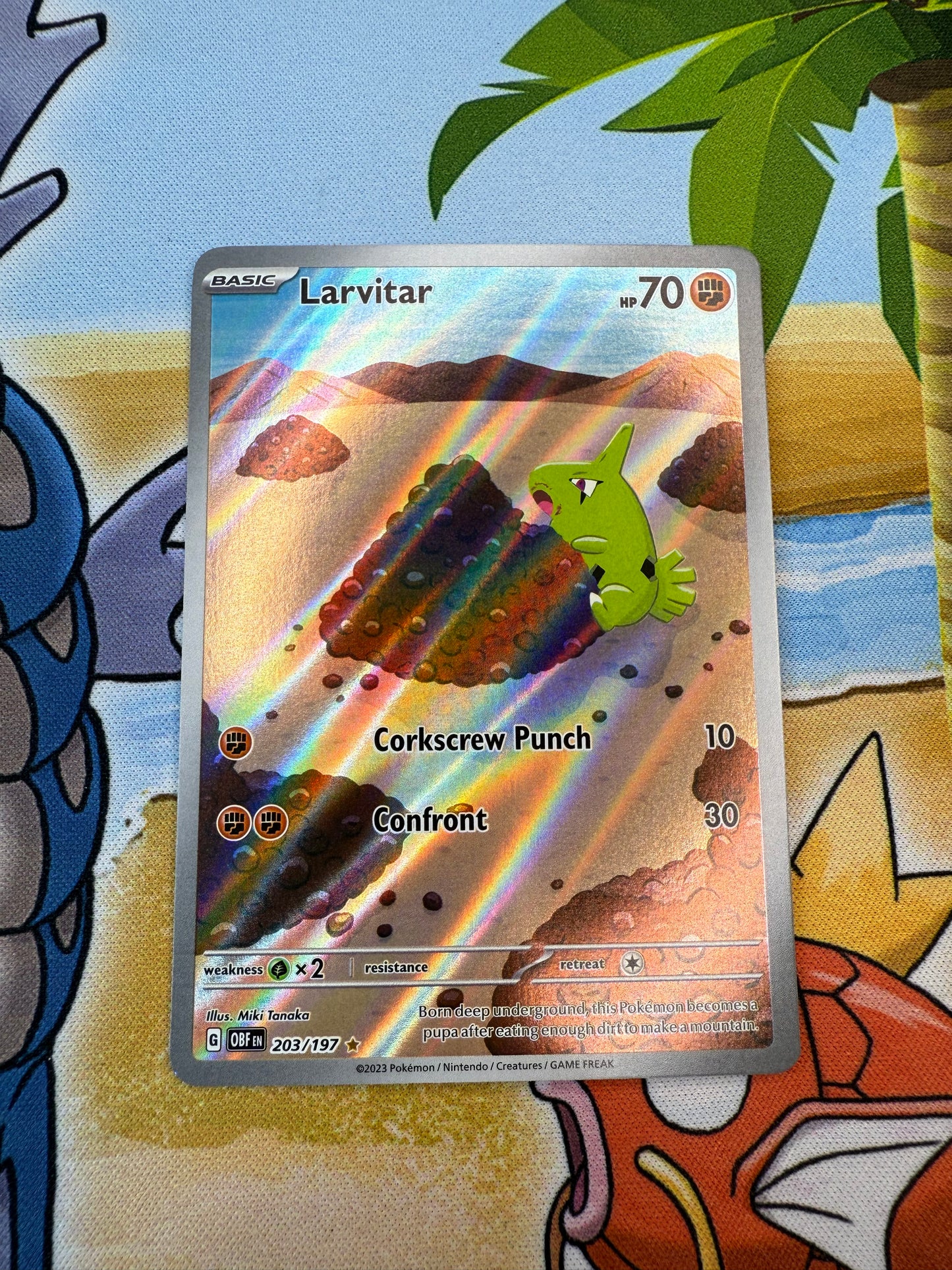 Larvitar - 203/197 - SV03: Obsidian Flames